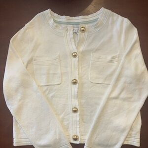 White Cardigan S